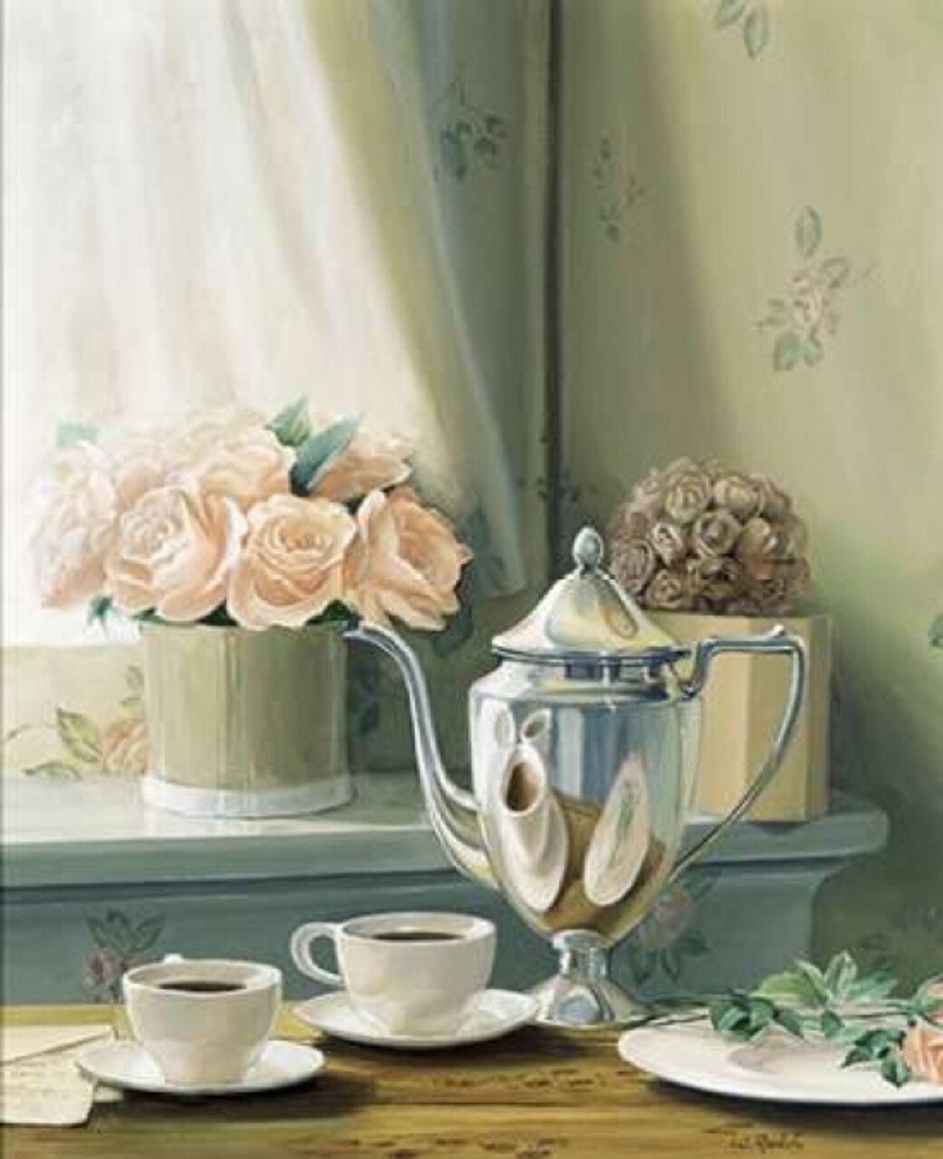 Morning coffee Poster Print by Wouter Roelofs - Item # VARPDXWR070